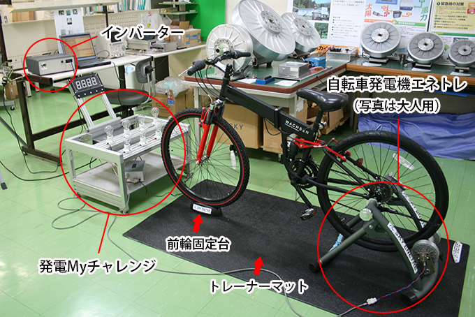 [【発電体験セット】自転車発電機エネトレ 子供用][自転車・車 ...